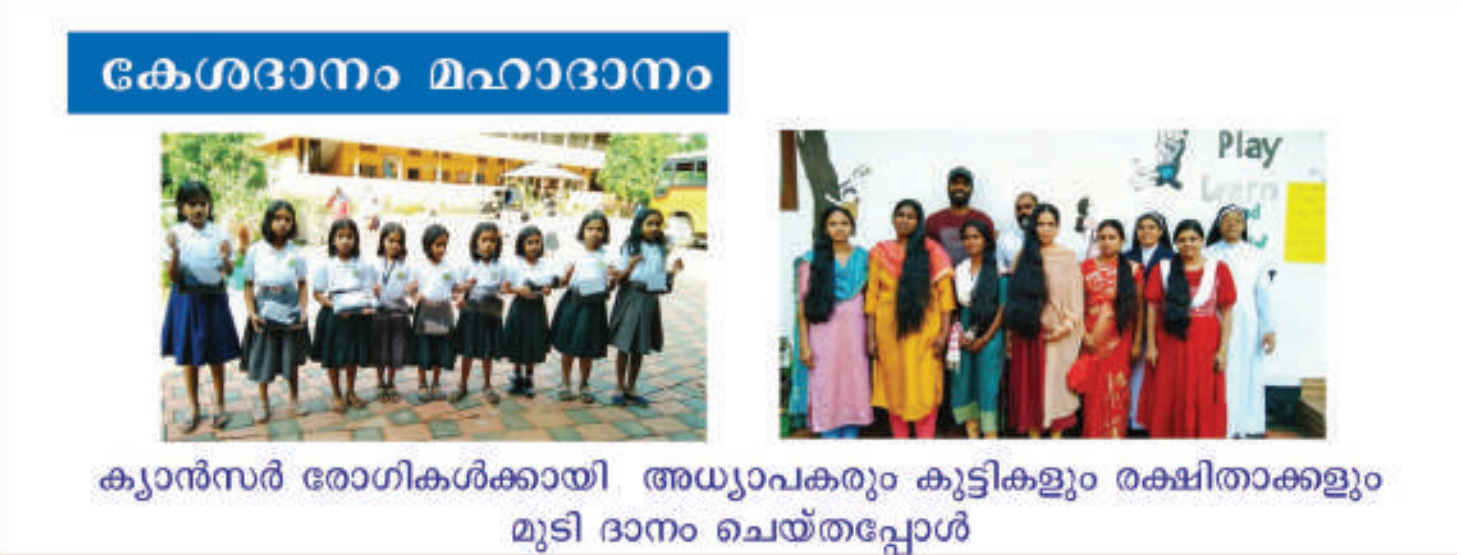 കേശ ദാനം മഹാദാനം